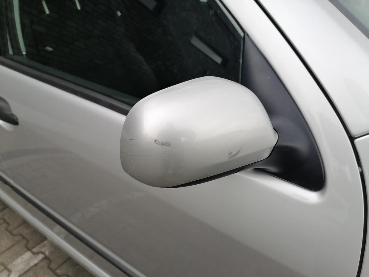 Skoda Fabia 6Y original Au&szlig;enspiegel rechts Diamantsilber 9102 elektrisch verstellbar Bj.2006